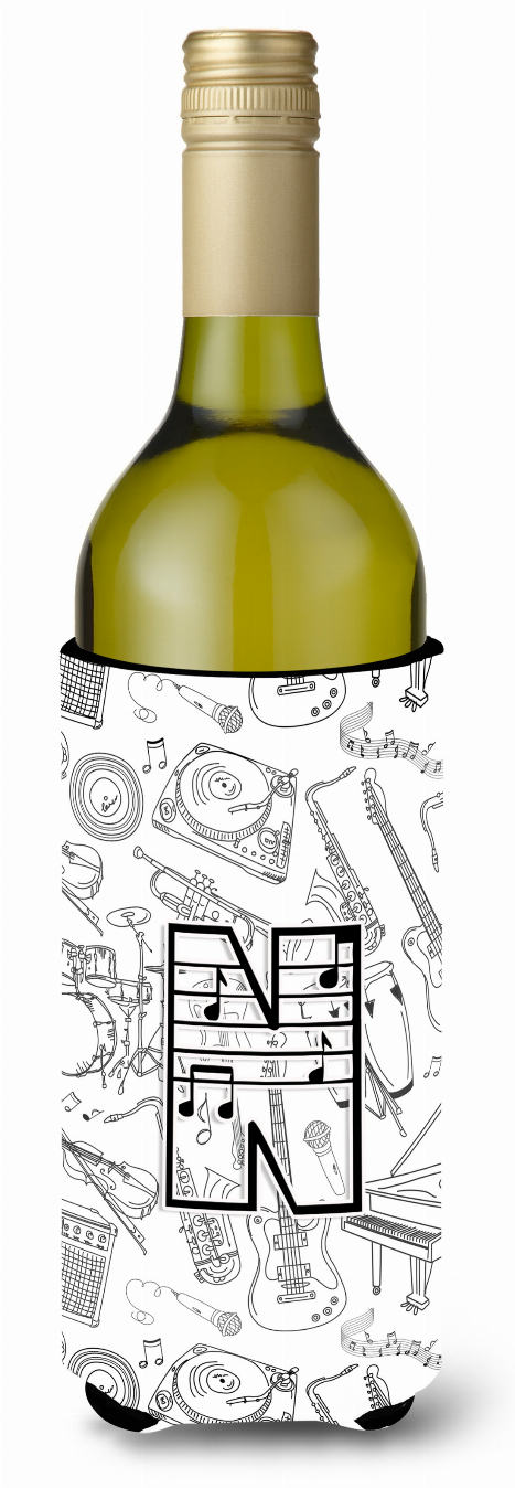 Musical Note Letters Wine Bottle Hugger