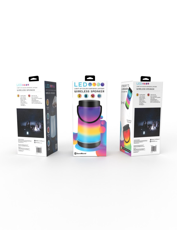 LED Light Up Color Changing Lantern Wireless Speaker