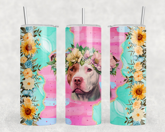 PitBull|Skinny Tumbler|Optional Bluetooth Speaker| Speaker Color Varies