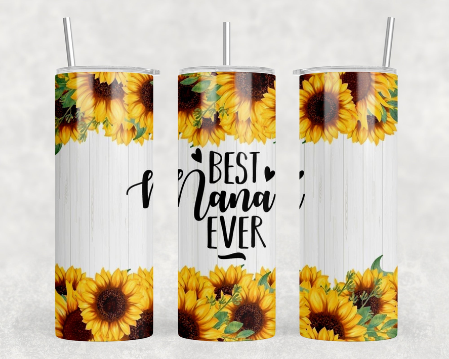 Best Nana Ever|Skinny Tumbler|Optional Bluetooth Speaker| Speaker Color Varies