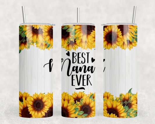 Best Nana Ever|Skinny Tumbler|Optional Bluetooth Speaker| Speaker Color Varies