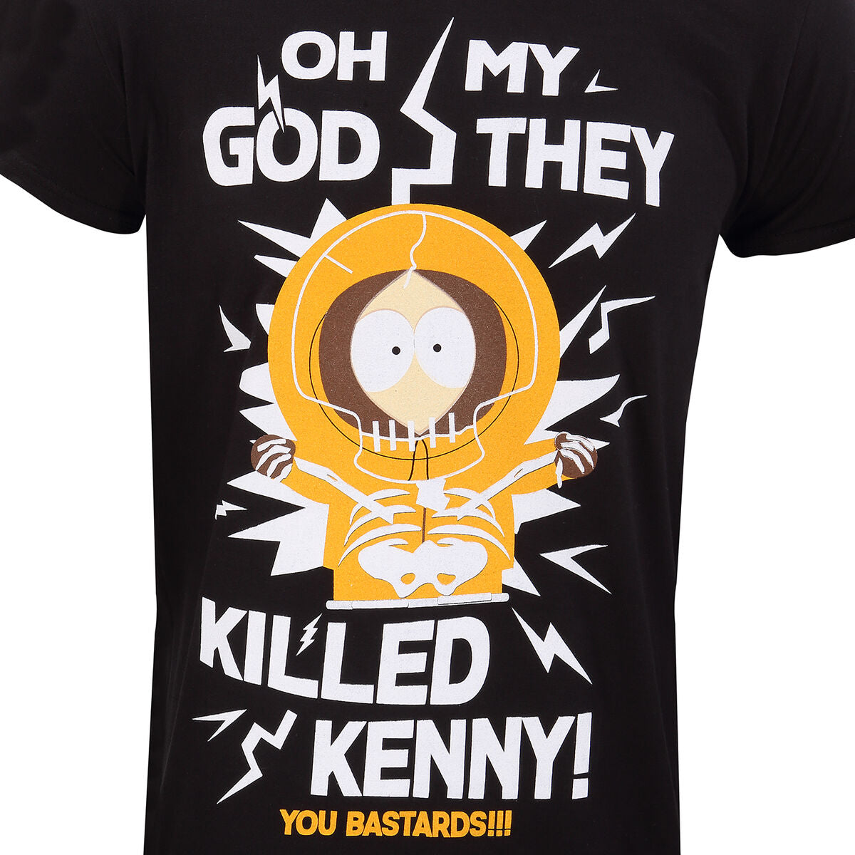 Short Sleeve T-Shirt South Park They Killed Kenny Black Unisex