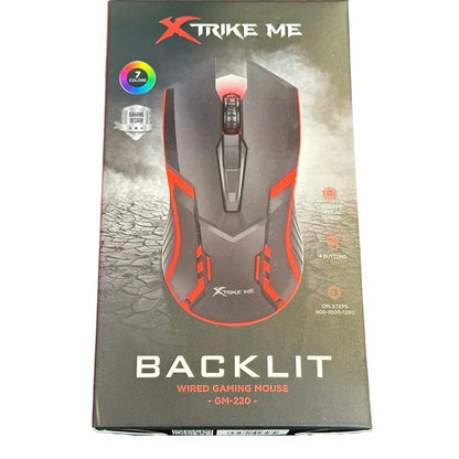 Gaming Mouse Xtrike Me GM220