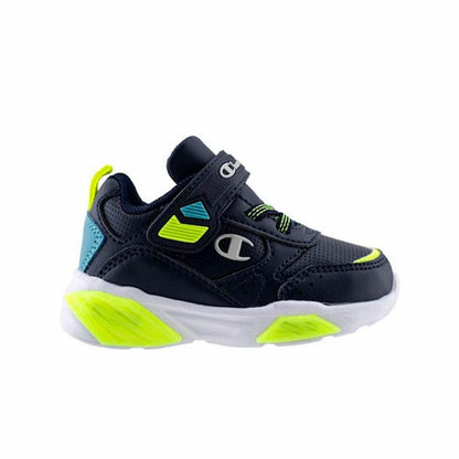 Children’s Casual Trainers Champion Low Cut Shoe Wave Pu Td Athletic Black