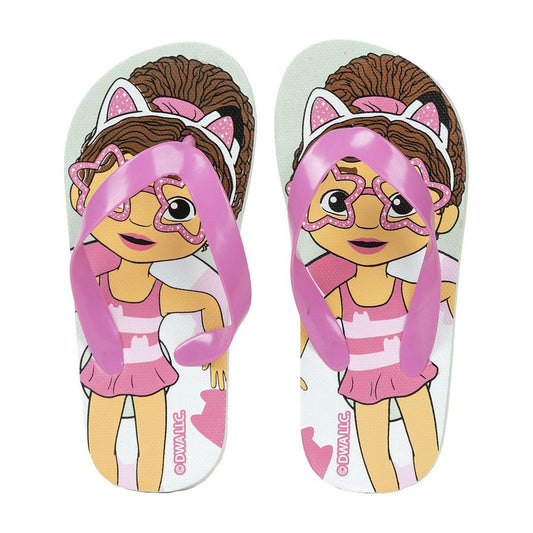 Flip Flops for Children Gabby's Dollhouse Pink