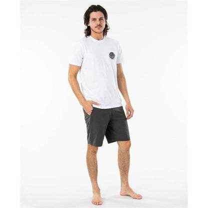 Short Sleeve T-Shirt Rip Curl Wettie Essential White Men