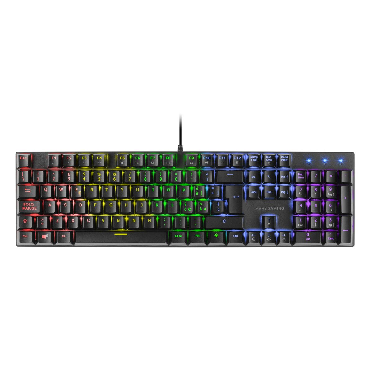 Gaming Keyboard Mars Gaming MK422 Qwerty Italian (Refurbished A)