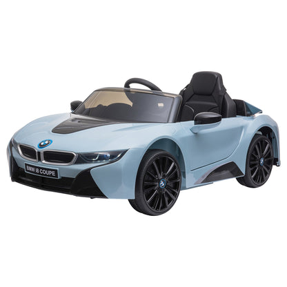 Licensed BMW I8 Coupe Kids Ride-On Car 6V w/ Remote Lights Horn Music