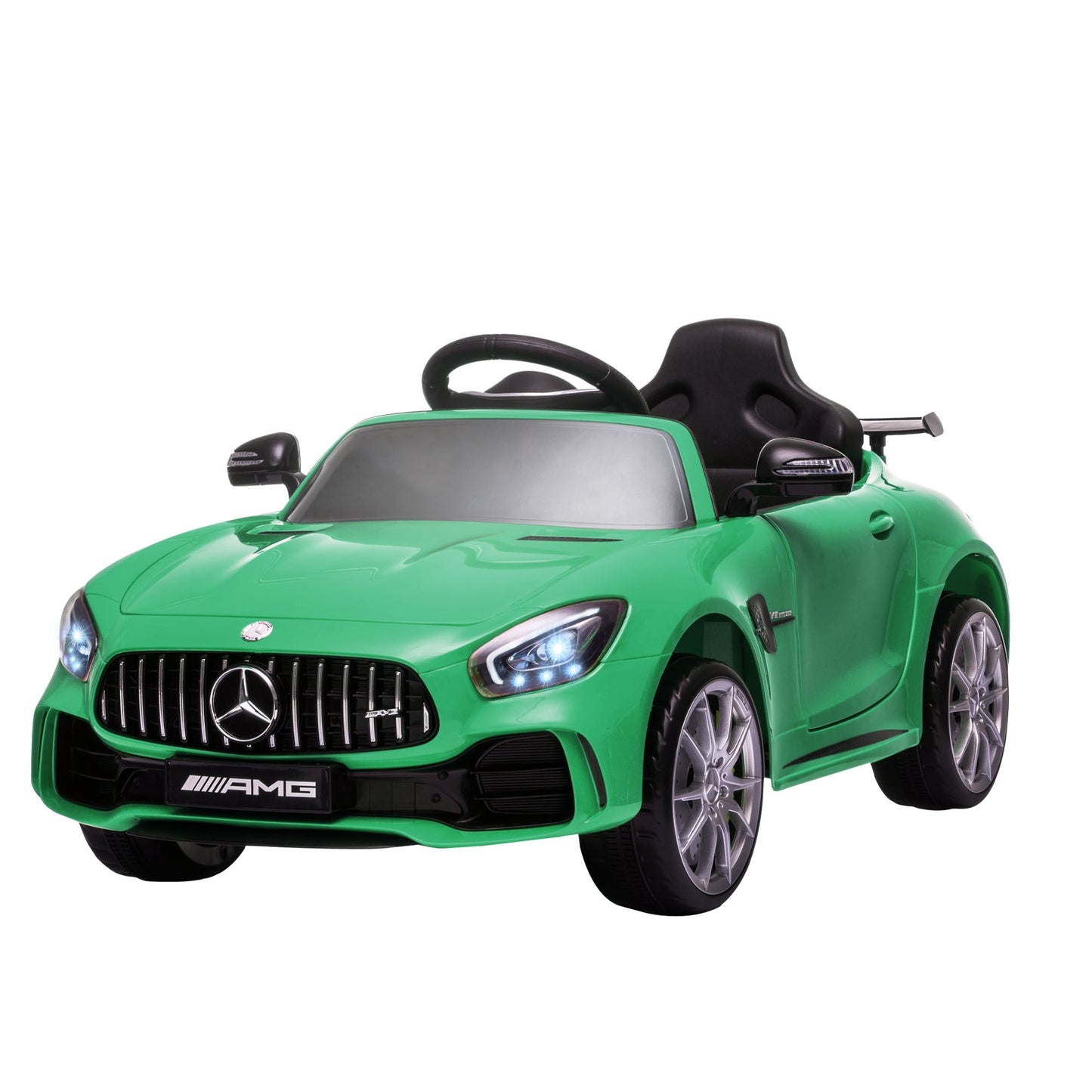 12V Licensed Mercedes Ride-On Car w/ Lights Music Remote 3-5 Yrs Green