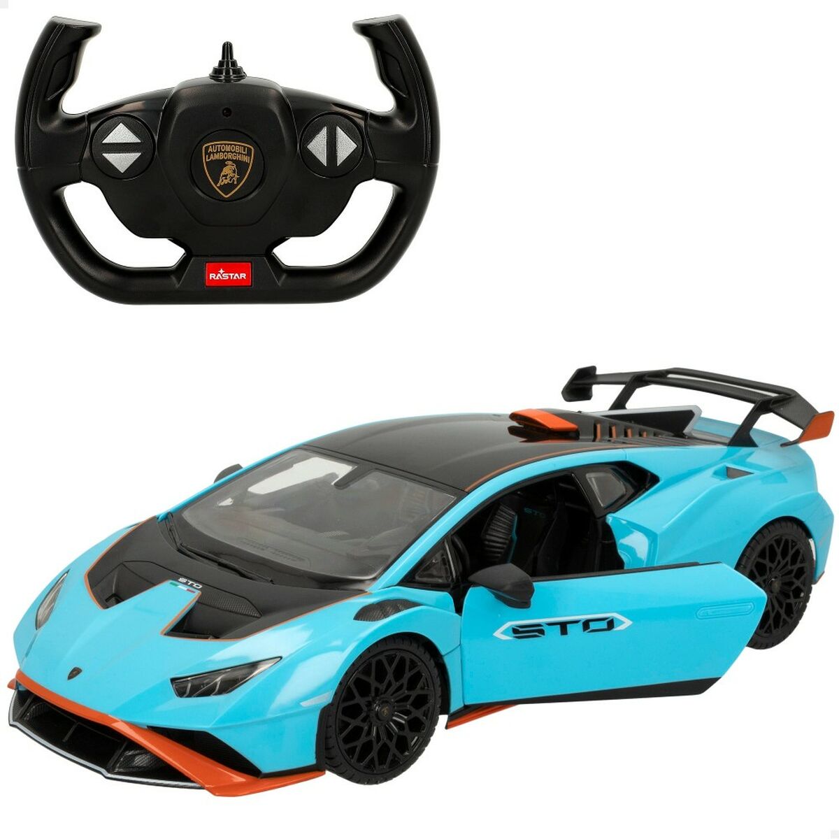 Remote-Controlled Car Lamborghini Huracán STO Blue 1:14 (2 Units)