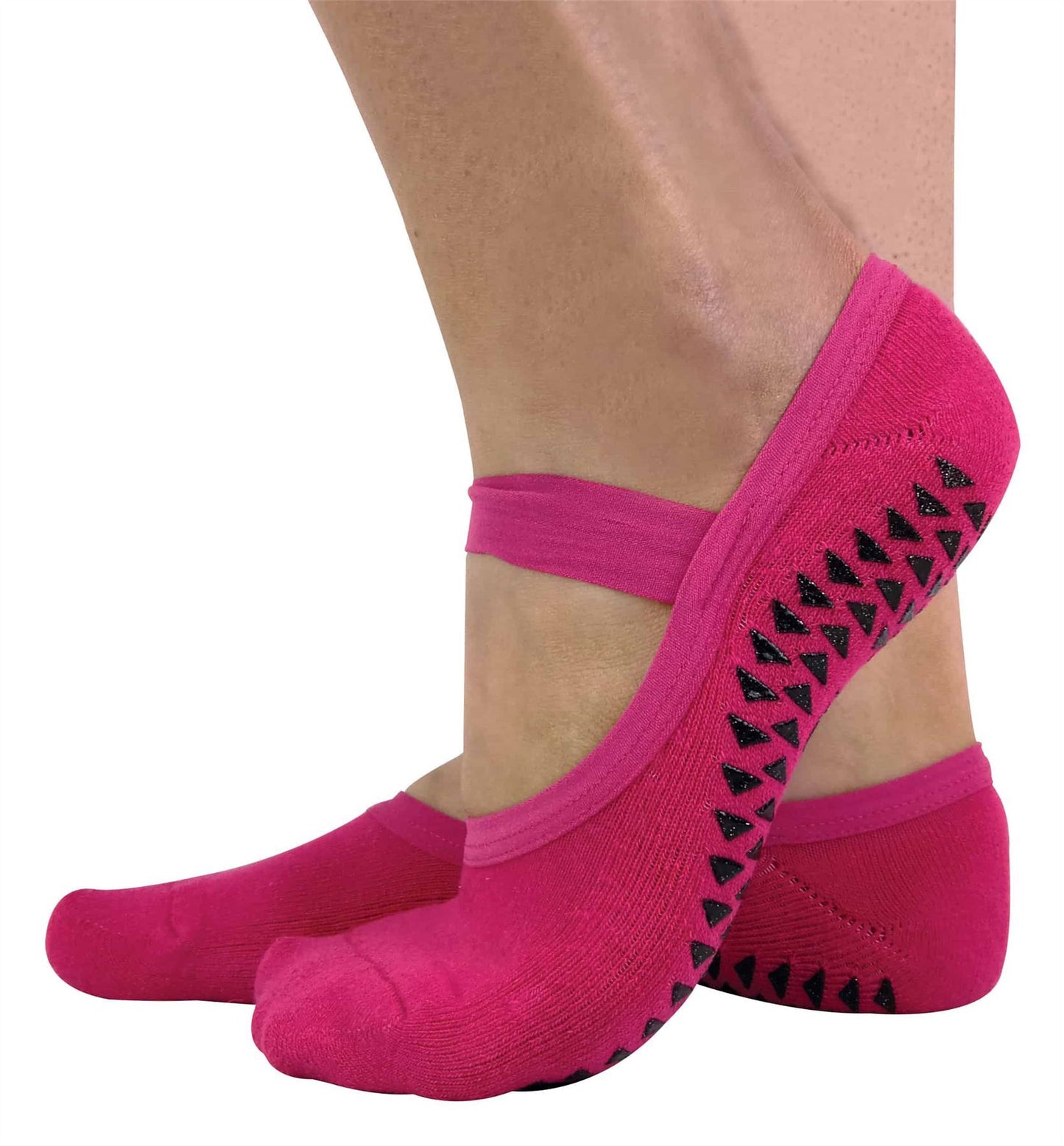 2 Pairs Yoga Socks - 1576 (Pink)