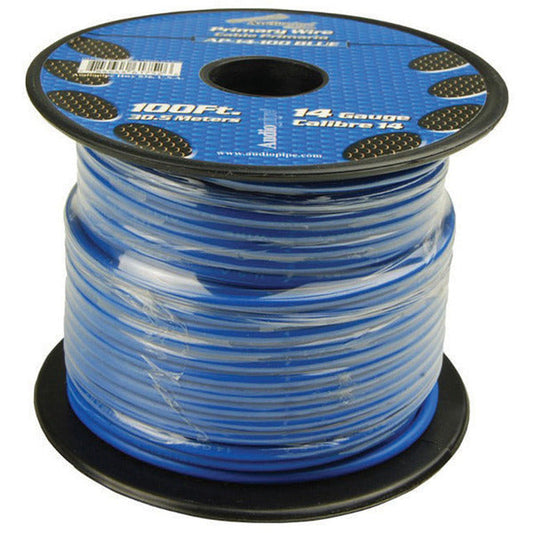 Audiopipe 14 Gauge 100Ft Primary Wire Blue