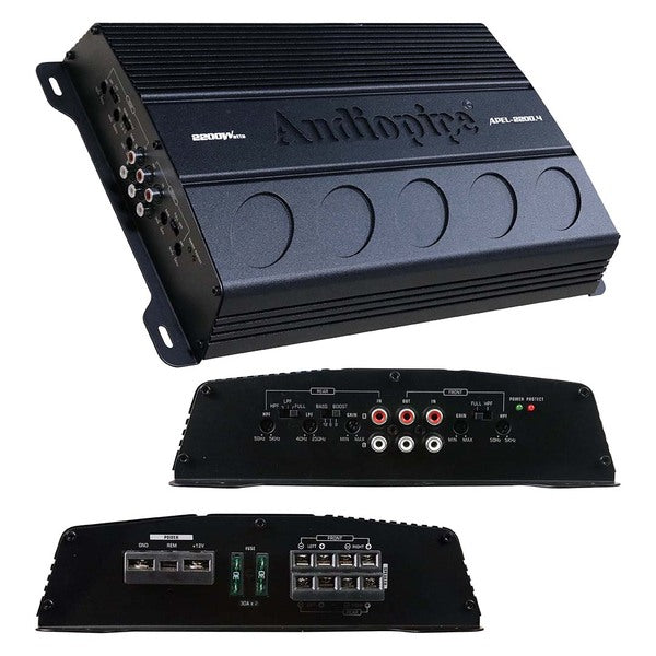 Audiopipe 4 Channel Amplifier 2200 Watts