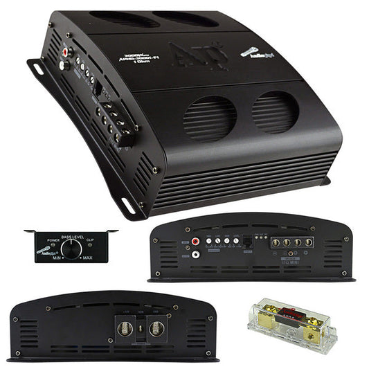 Audiopipe Class D Full Bridge High Power Amplifier 3000 Watts Mono 1 ohm Stable