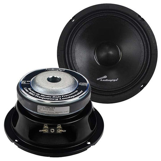 Audiopipe 6" Low Mid Frequency Loudspeaker 200W Max SOLD EACH