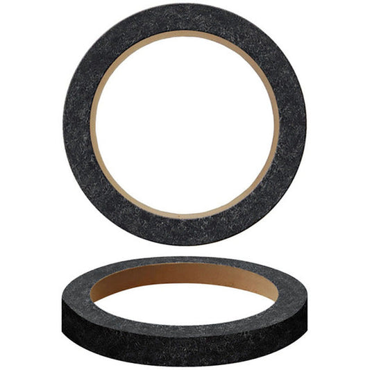 Nippon 6" Wood Speaker ring with black carpet Sold in Pairs